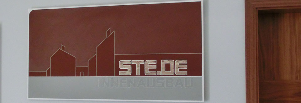 Bild mit einem Firmenschild Stede